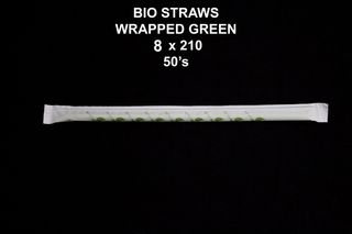 10-x-210mm-green-wrapped-straws-50s