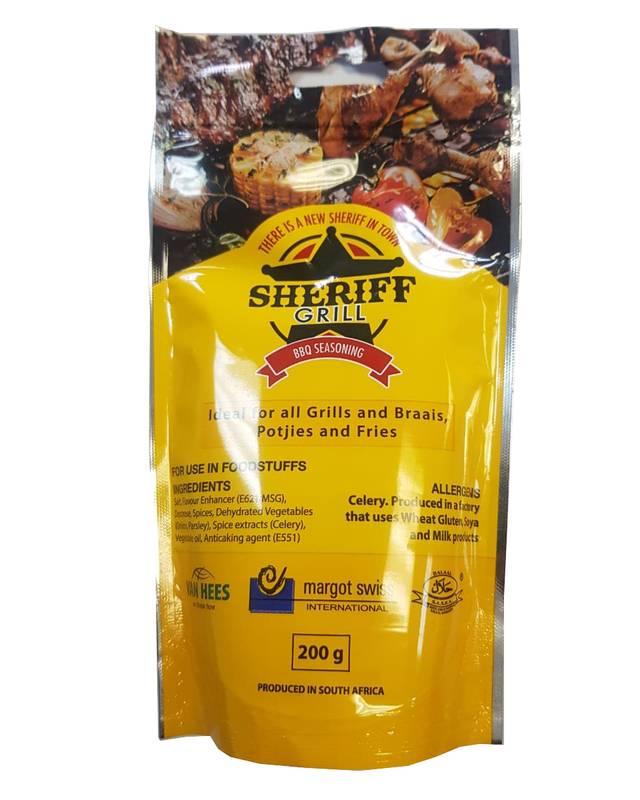 Sheriff BBQ Grill 200g Doypacks.