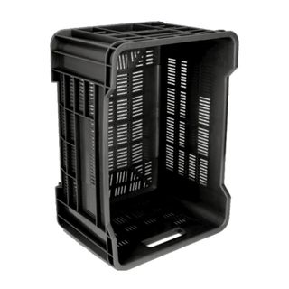Agricultural Vented Stackable Black Crate527 x 352 x 272mm
