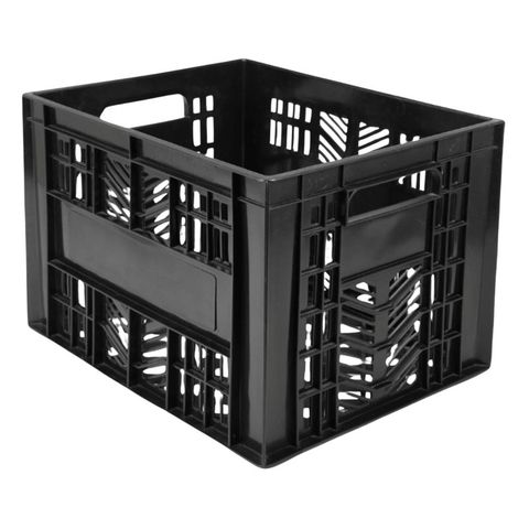 Vented Dairy Crate - Black424 x 335 x 308mm