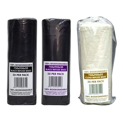 Biodegradable-bags-refuse-black-clear