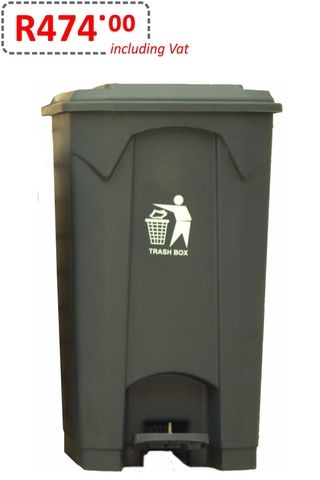 100L Pedal Bin 49 x 47 x 84cm