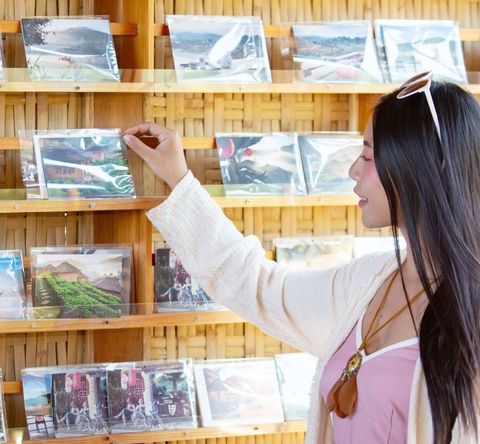 Polyprop-stationery-bags-cards-on-rack