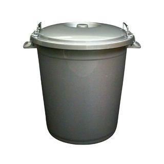 Lock-bin-colour-metallic-grey-22l-medium-size-close-up